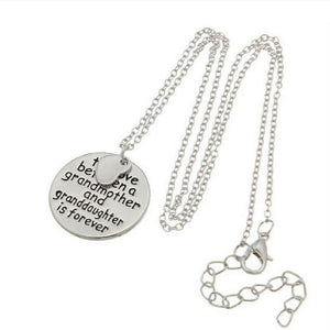 Love Between Grandmother and Granddaughter Necklace