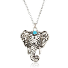 Turquoise Chic  Elephant Necklace