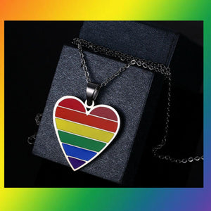Perfect LGBT Heart Necklace