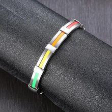 Rainbow 316L Original Stainless Steel  Hope Bracelet