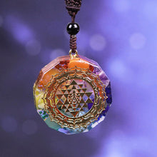 7 Chakra Organite Energy and Meditation Necklace