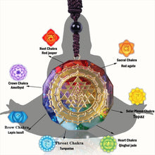 7 Chakra Organite Energy and Meditation Necklace