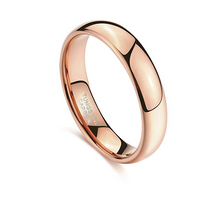 4MM Rose Gold Tungsten Carbide Ring