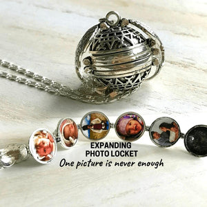 EXPANDING PHOTO LOCKET - KEEPS YOUR LOVED ONES CLOSE