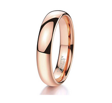 4MM Rose Gold Tungsten Carbide Ring